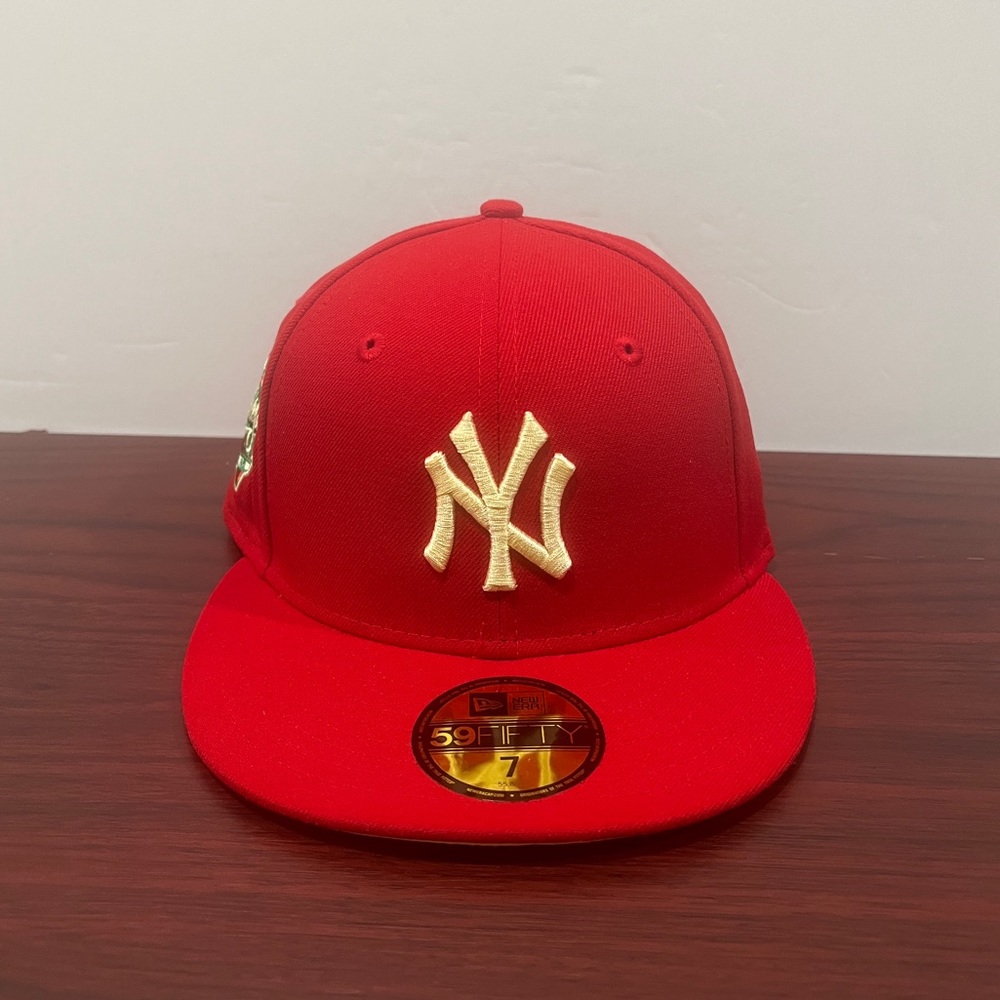 New Era, 59Fifty Fitted Hat, New York Yankees, Red & Yellow